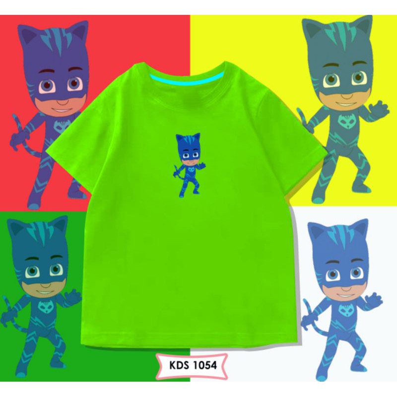 KIDS T-SHIRT / TUMBLR TEE PJ MASK / UNISEX COTTON 24S ANTI BAKTERIAL