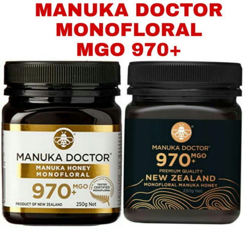 

Madu Manuka Doctor Monofloral Manuka Honey MGO 970+ 250gram (meningkatkan imun tubuh)