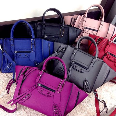 

Balenciaga small papier zip around