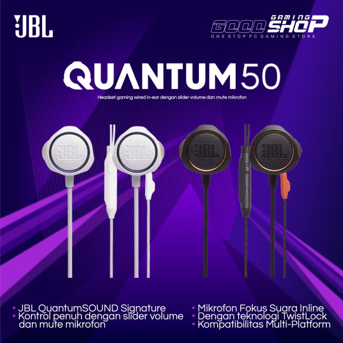 JBL Quantum 50 - Gaming Earphone