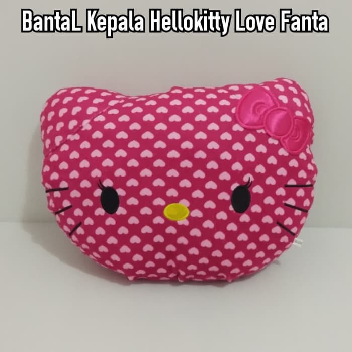 BANTAL BONEKA SOFA KURSI RUANG TAMU MOBIL HELLO KITTY PINK FANTA B