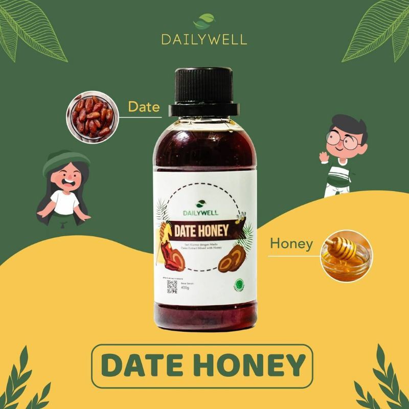 

Dailywell Date Honey 400g (Madu Kurma)