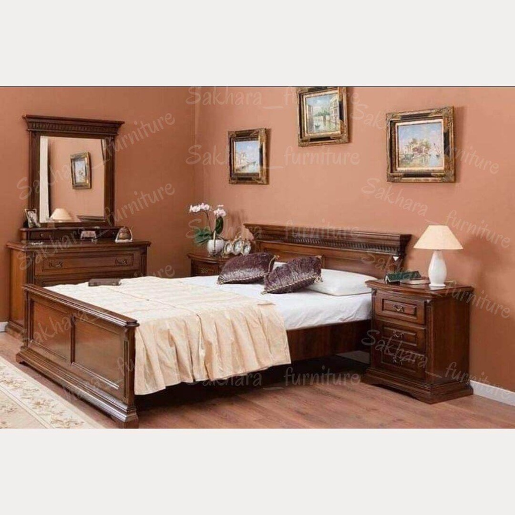 Kamar Tidur Jati / Set Kamar Tidur / Dipan Jati / kamar Tidur Minimalis