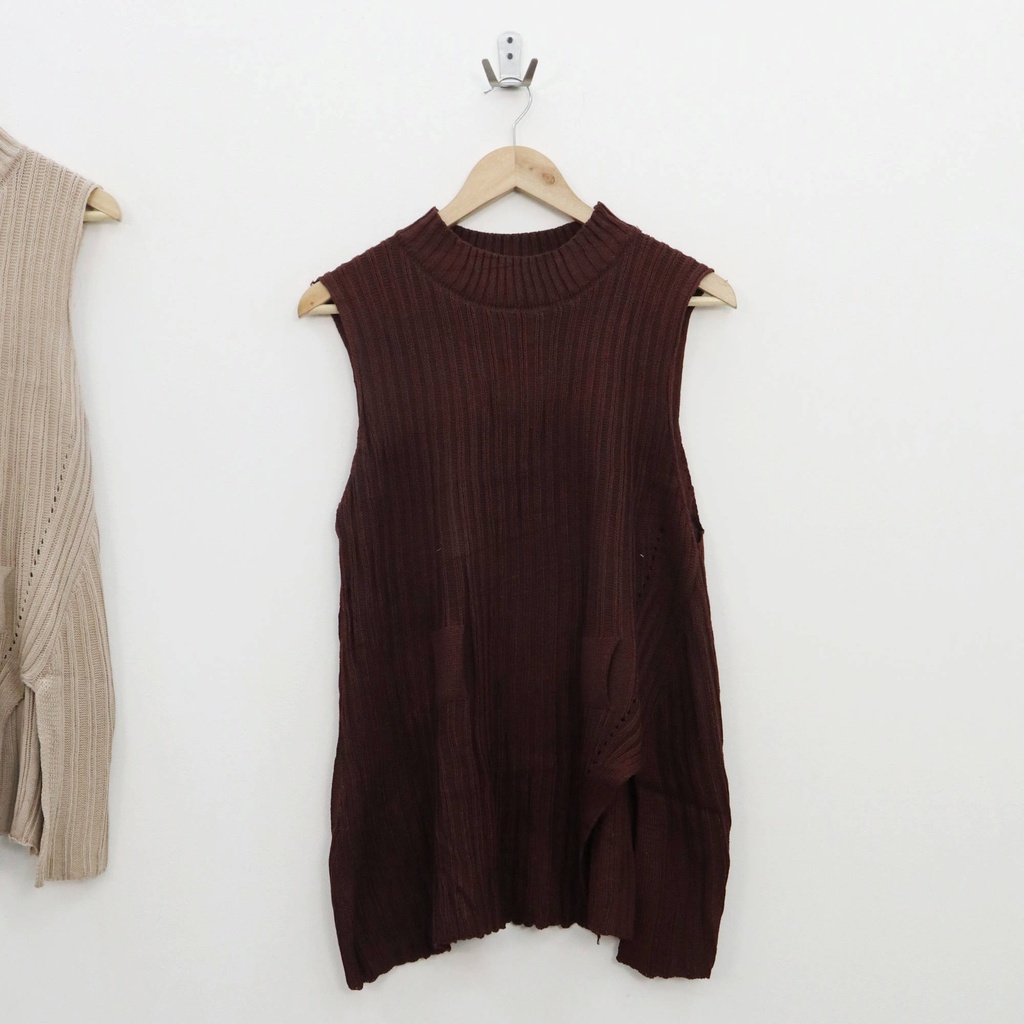 Sierra vest knit top - Thejanclothes