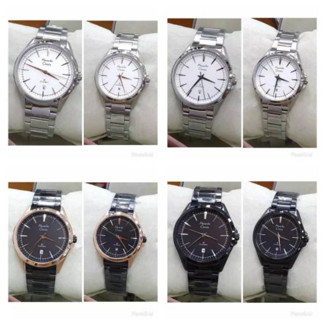 Jam tangan alexandre christie ac8556 couple 8566