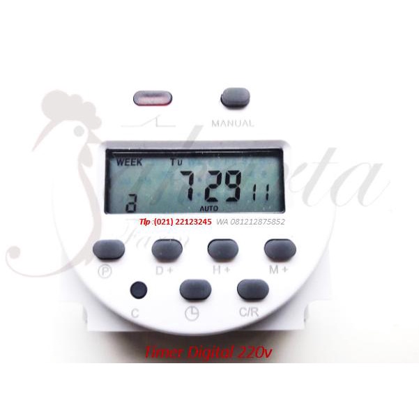 Timer Mesin Penetas Telur 220V Pln Langsung Untuk Mesin Tetas Telur