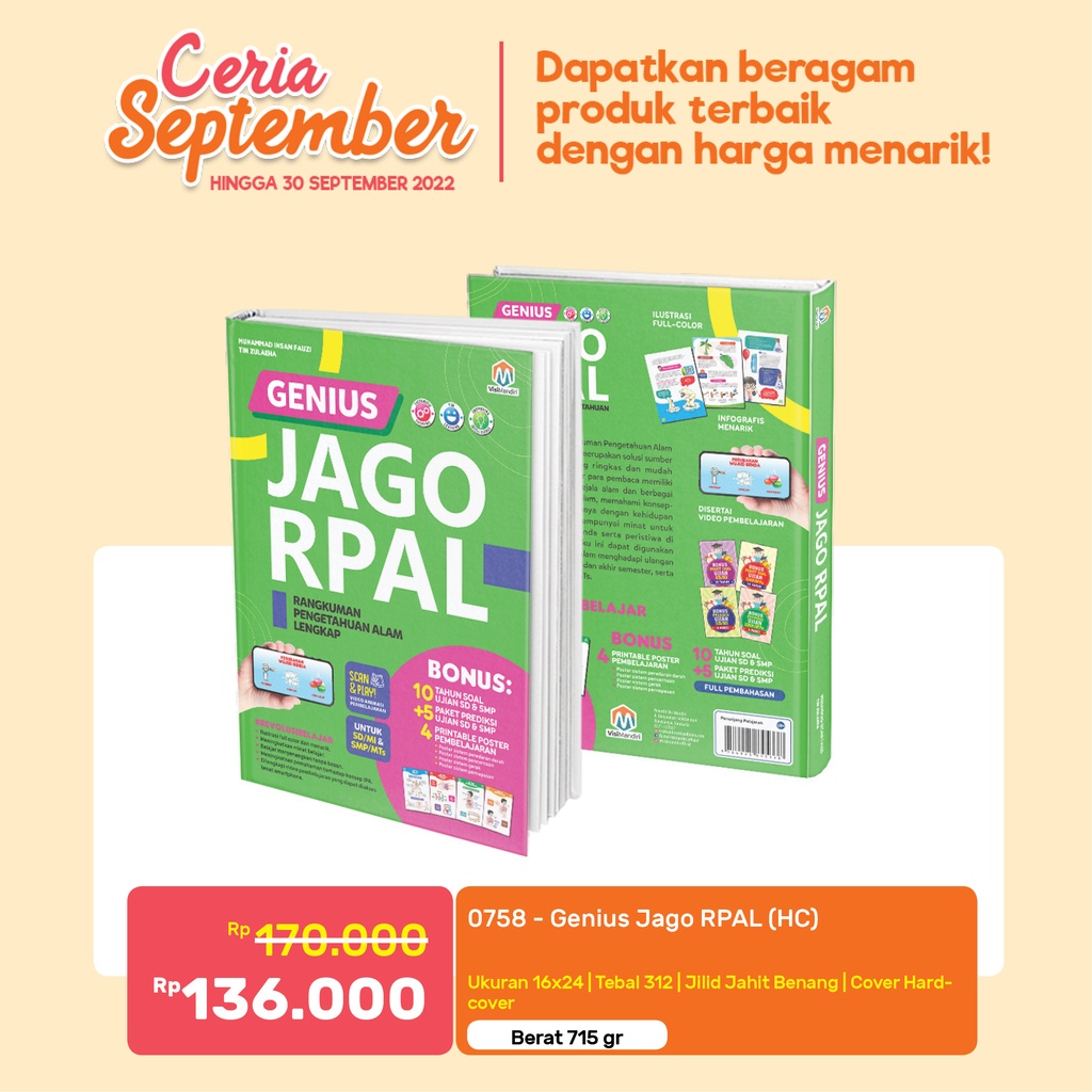 Bluescorner Books - ZiyadBooks - Genius Jago RPAL