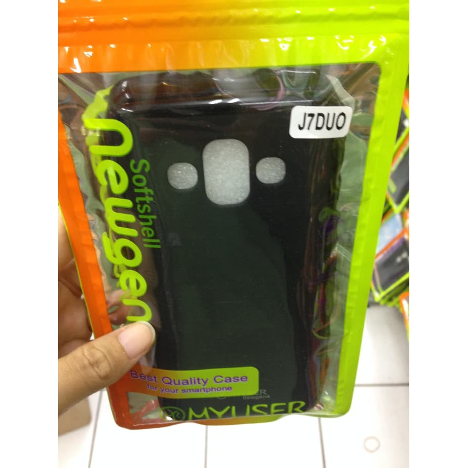 [termurah] Newgene Jelly Case Samsung Galaxy J7 Duo 2018 Hitam