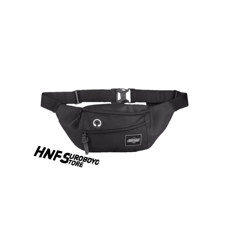 Waistbag Buffback Earphone/ Waistbag Pria Murah / Waistbag Terlaris / Tas Pria