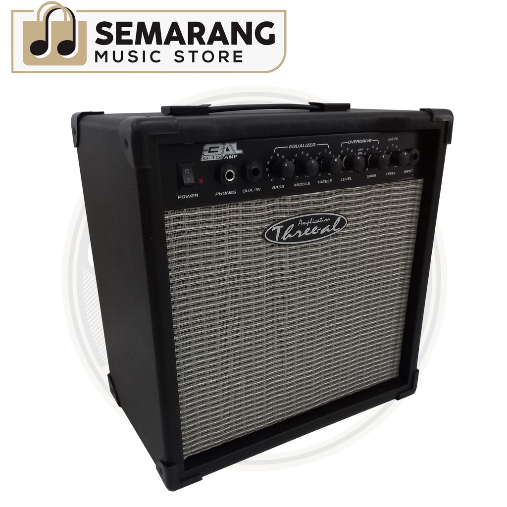 Amplifier Gitar Ampli Gitar dan Bass Merk Three Al 8&quot; inch Amply Gitar