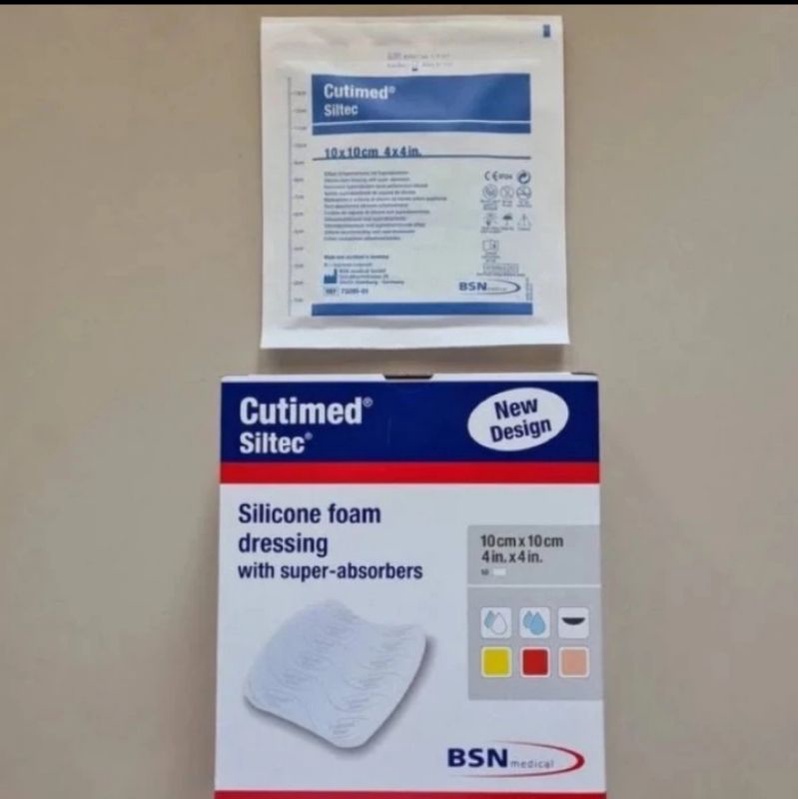 cutimed siltec 10 cm x 10 cm dan 10 x 20 cm