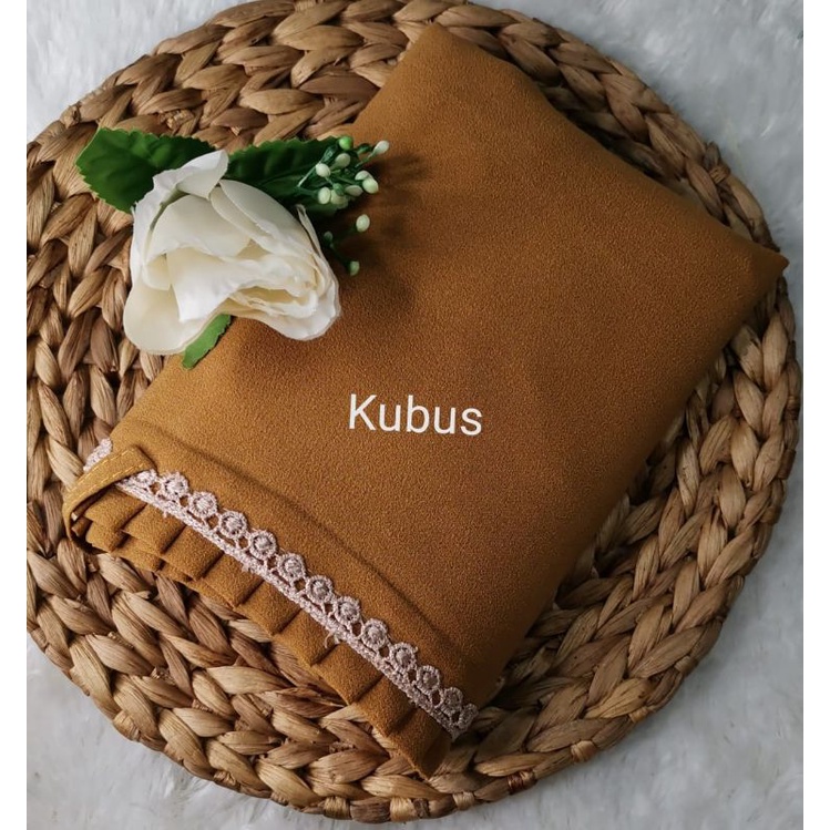 BERGO MARYAM KCB-LIPIT RENDA/AL'FADANI HIJAB-Kubus