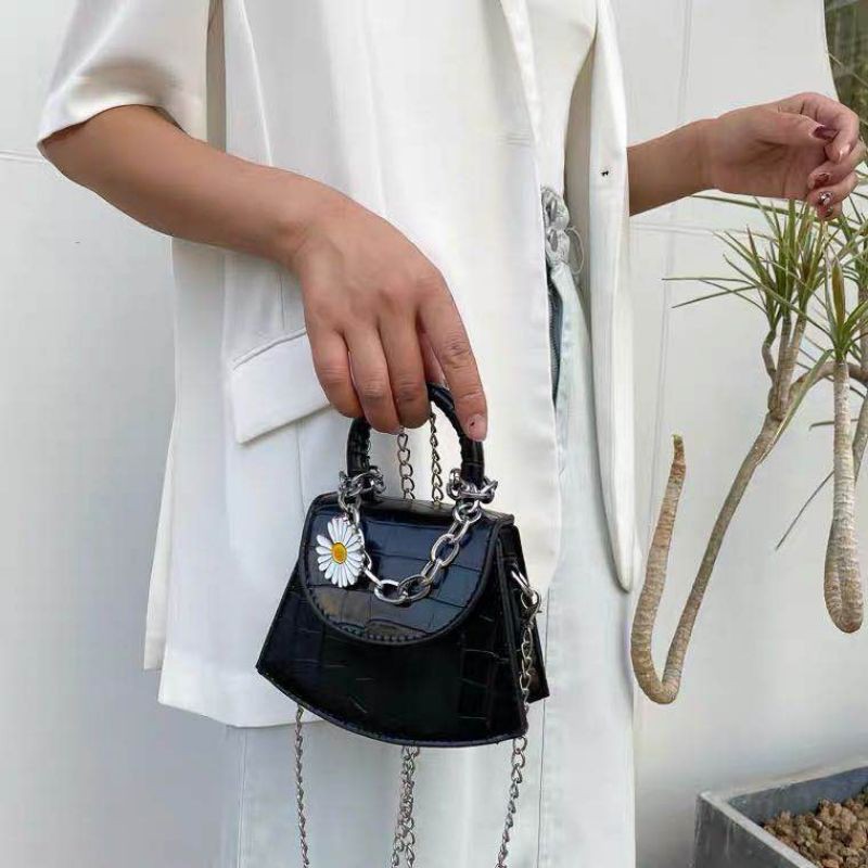 SLINGBAG GIRL 2021/TAS SELEMPANG WANITA BUNGA BUNGA/TAS BAHU WANITA 2021/TAS MURAH/FASHION WANITA