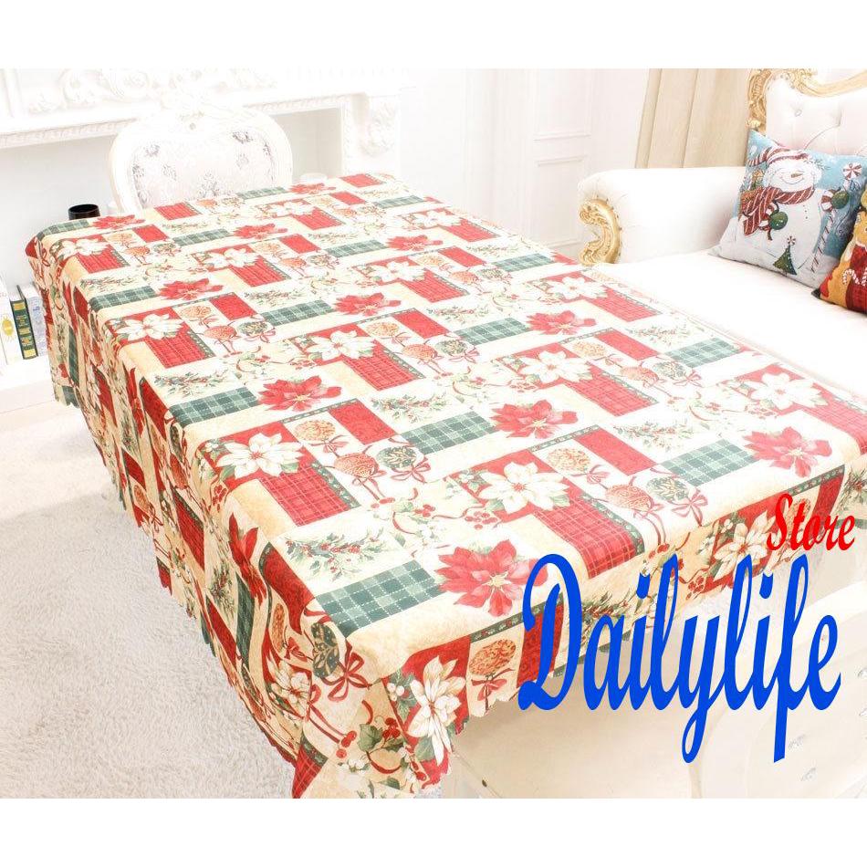 Taplak Meja dengan Bahan Kain dan Gambar Motif Bernuansa Taplak Meja dengan Bahan Kain dan Gambar Motif Bernuansa