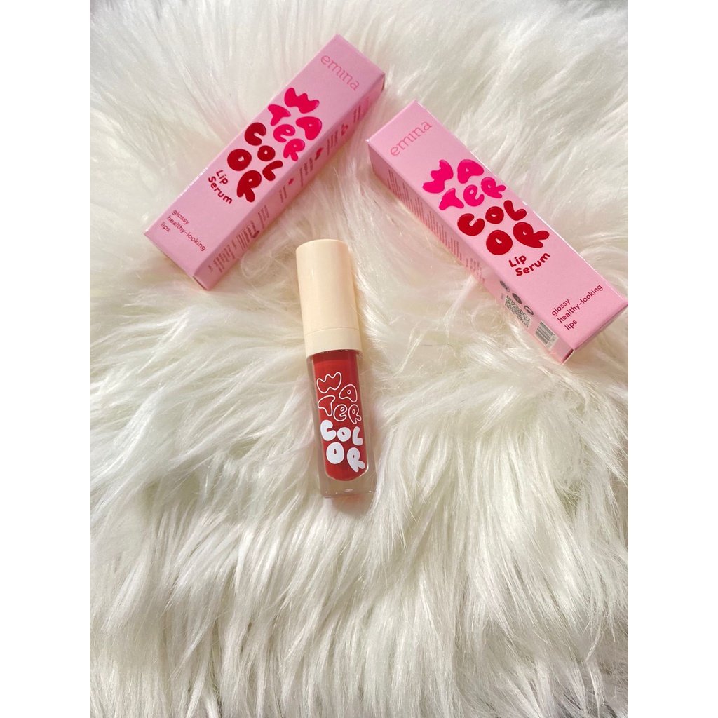 ✿ELYSABETHME✿ Emina Lip Serum Water Color pewarna bibir lips tint cream mattee