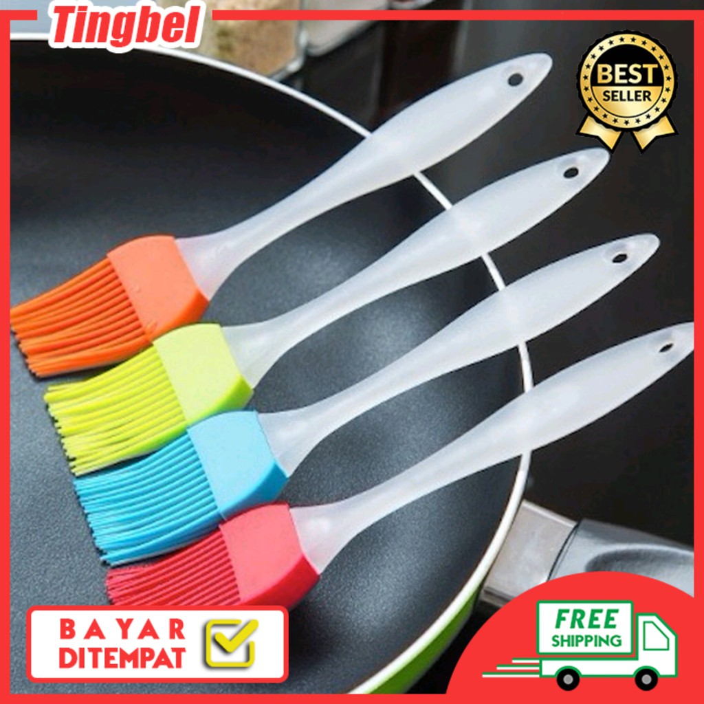 Produsen Kuas Masak Roti Loyang Mentega Kue Wajan Teflon Silicone Brush q3dYNIReQk91