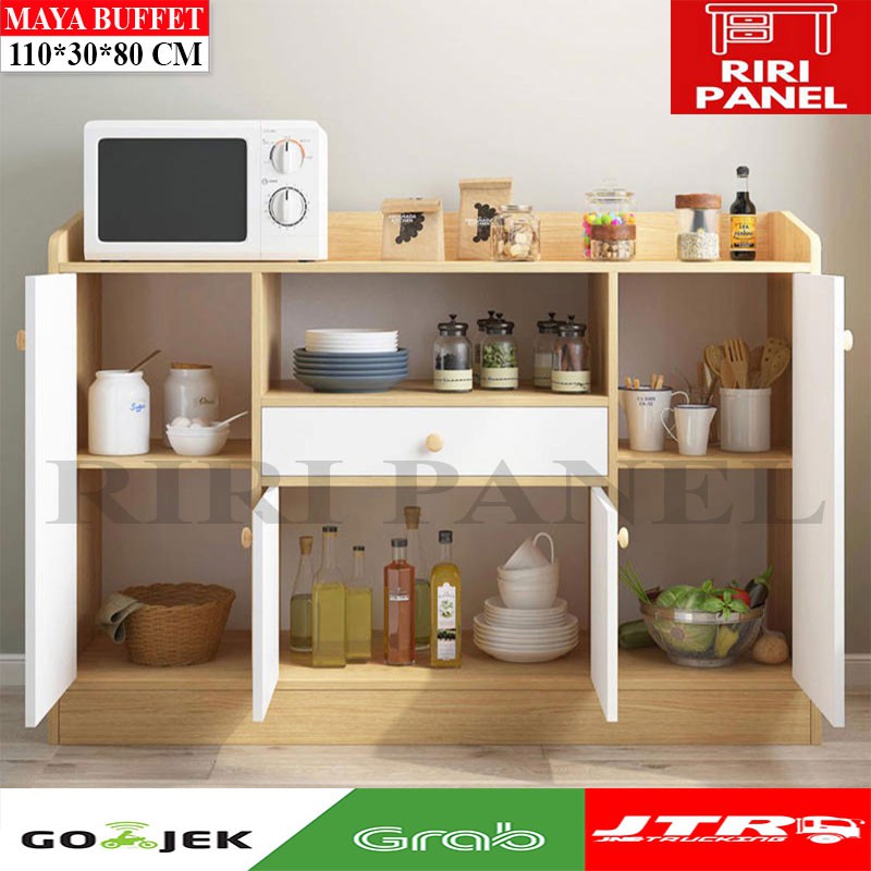 Riri Rak Bufet Rak Dapur Rak Multifungsi