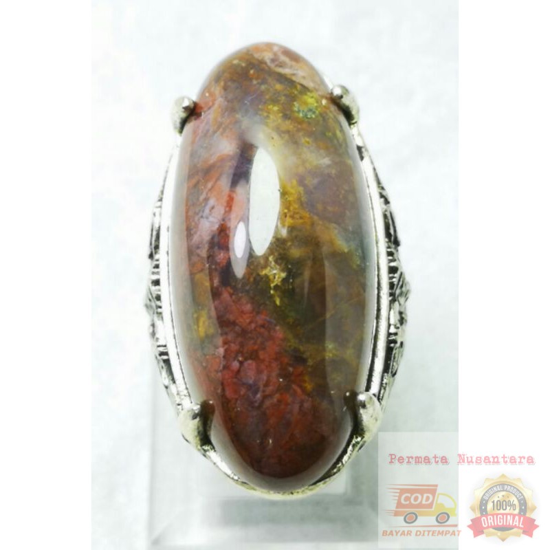 [ BAYAR DITEMPAT ] batu akik natural lumut suliki model pandan