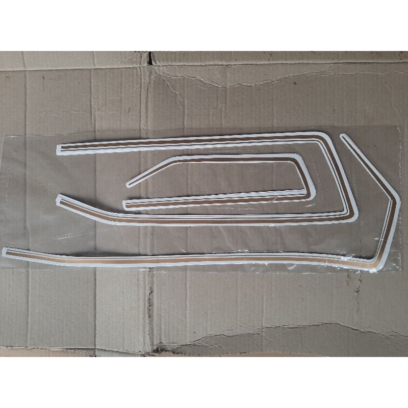 STRIPING LIS BODY HONDA GL 100 CACING GOLD