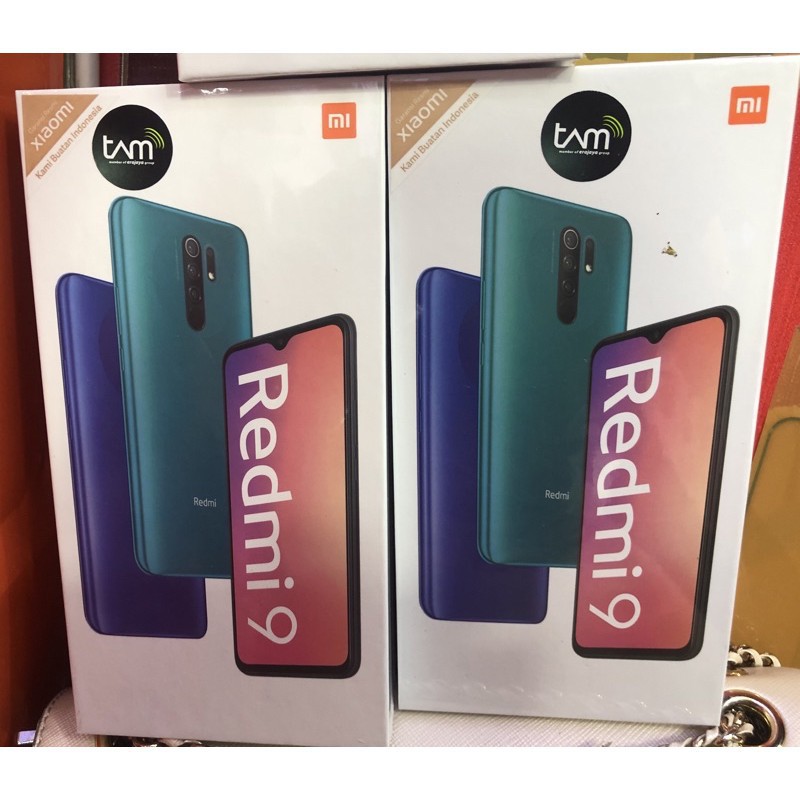 PROMO CUCI GUDANG HP xiaomi redmi 9 ram 3/32 garansi resmi tam 1 tahun NEW
