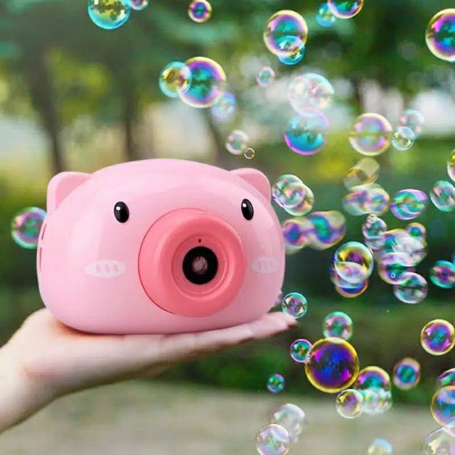 MAINAN ANAK BUBBLE CAMERA BESAR PIGGY COW DEER