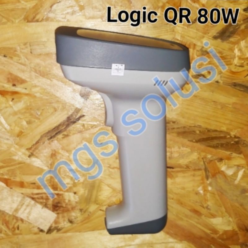 Scanner barcode QR 80W koneksi WiFi membaca QR code PDF 417 scan di layar LCD