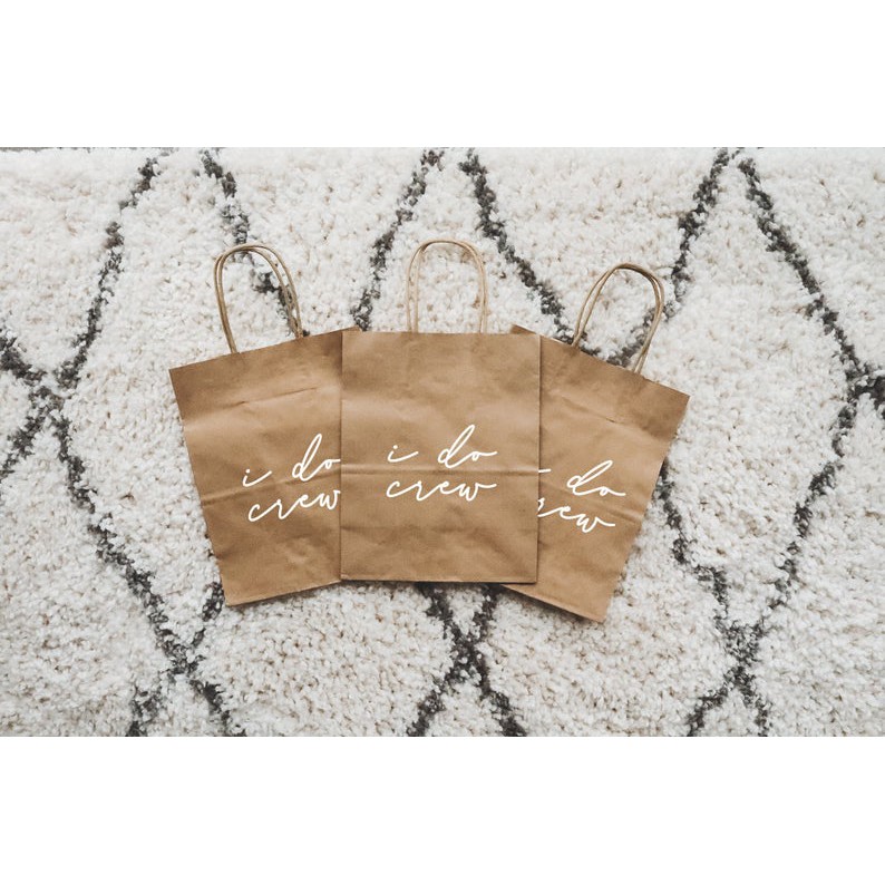 

(+DESAIN 2 WARNA) Paper Bag Custom Coklat Besar 29x20x9cm / Paper Bag Souvenir Wedding Packaging