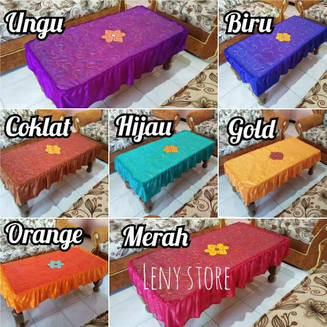 ❤ LENYS ❤ Taplak meja/cover meja/taplak meja bunga/cover meja bunga