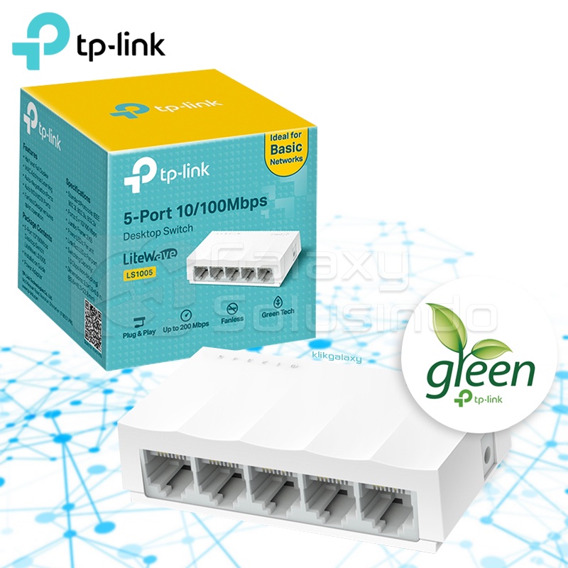 TP-LINK LS1005 5-Port 10/100Mbps Desktop Switch