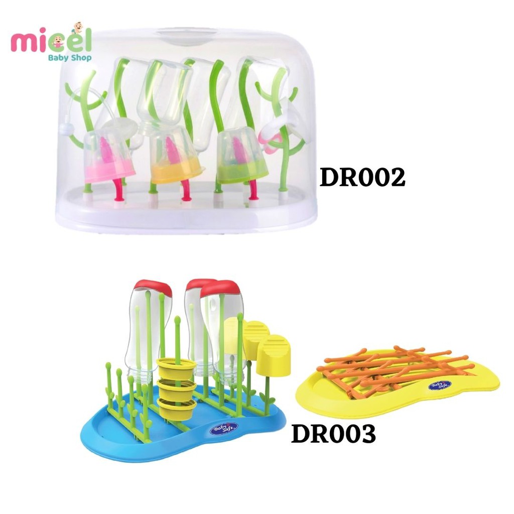BABY SAFE COLLAPSIBLE DRYING RACK WITH COVER RAK PENGERING BOTOL DOT SUSU CANGKIR GELAS ANAK BAYI