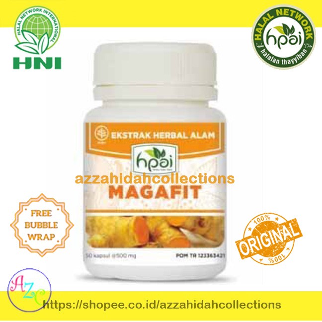 BEST PRODUK ORIGINAL Magafit HNI HPAI - Obat Herbal Maag Asam Lambung