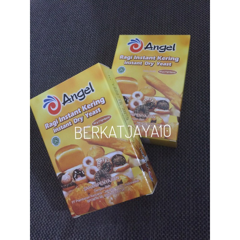 

Angel Ragi Instan Kering sachet 1 dus isi 4x11gr Instant Dry Yeast