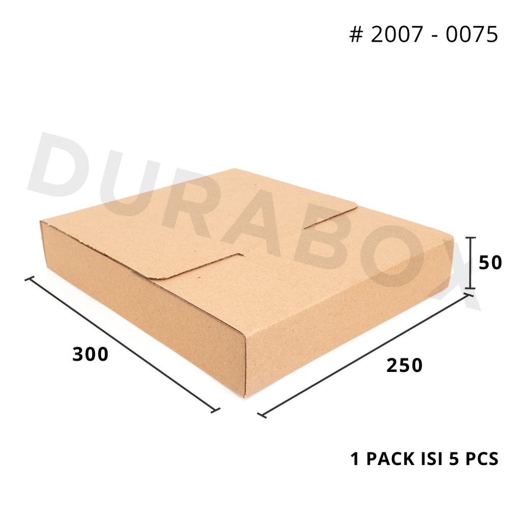 30 x 25 x 5 cm BOX BAJU | KARDUS / KARTON BOX CORRUGATED - KEMASAN / PACKAGING / PACKING MAKANAN | #