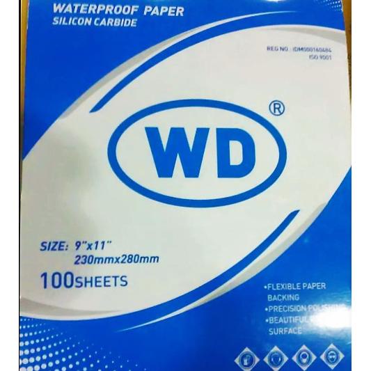 ```````] MURAH AMPLAS KERTAS/ ABRASIVE PAPER / AMPLAS DUCO merk WD