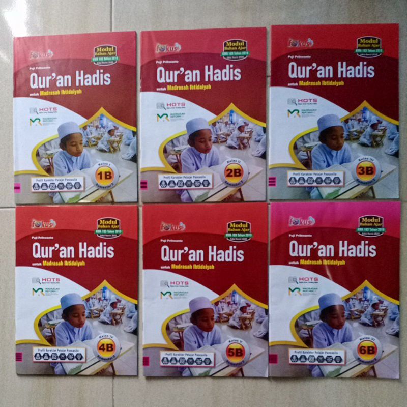 LKS Fokus MI  Semester 2 - Qur'an Hadits Kelas 1 2 3 4 5 6