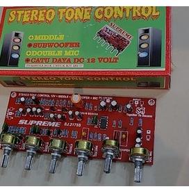 Harga Termuraah Tone control Stereo Midle + subwofer dc 12v plus MIC