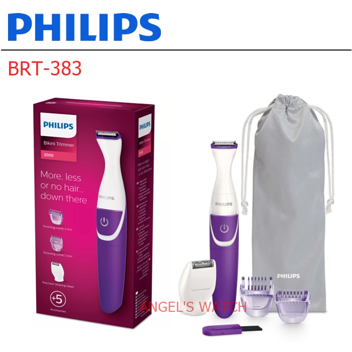 ANGELSWATCH ALAT CUKUR BULU PEREMPUAN/ ALAT CUKUR ELECTRIC SHAVER PHILIPS FEMALE BIKINI BRT-383 ORIGINAL PHILIPS/SHAVER ELECTRIC