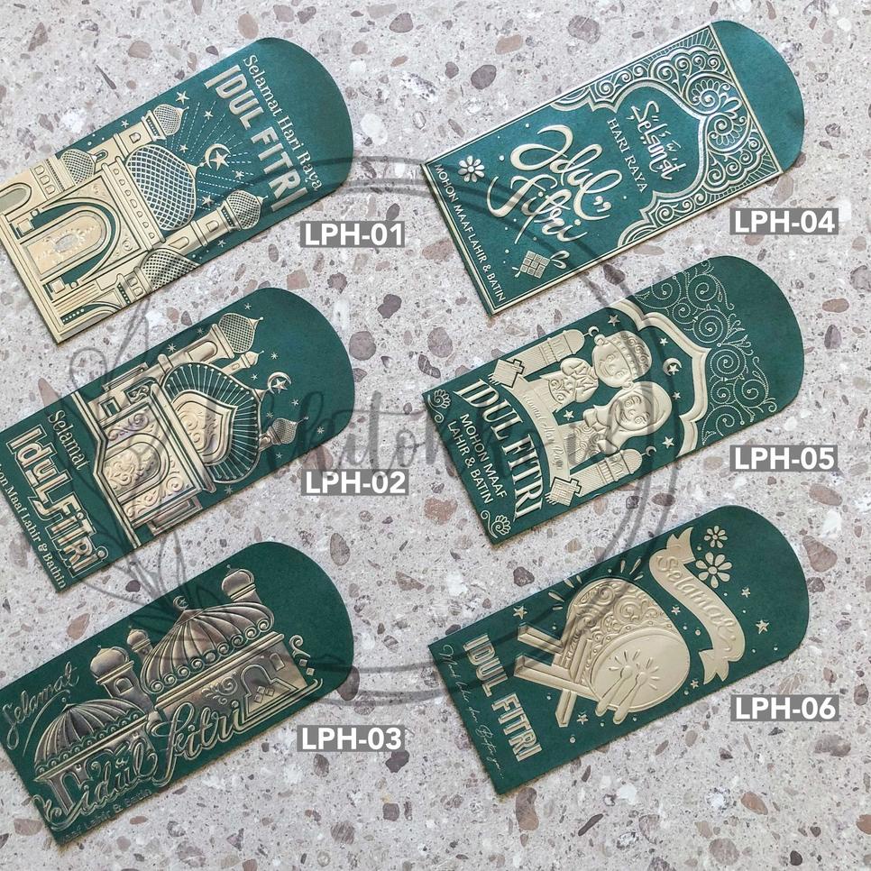 

ZJID Amplop Idul Fitri Lebaran HOLOGRAM PREMIUM dg POLY uk. L 18,3cm x 15,6cm isi 50lembar (pilih gambar) ㅔ 96