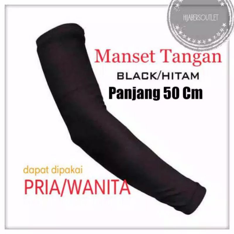 Manset tangan AL-THIR bahan lembut panjang 50 cm