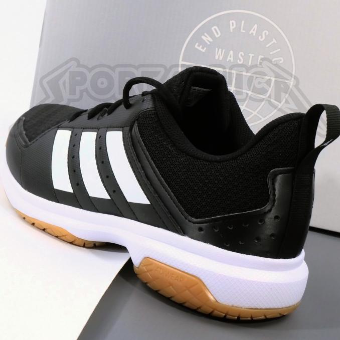 Sepatu Badminton / Indoor Court Shoes Adidas Ligra 7 M Core Black