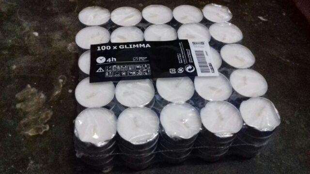 [833] 100 Pcs Lilin Pembakar Minyak Aromaterapi - Harga Per Pack Isi 100 - Tahan 3-4 Jam