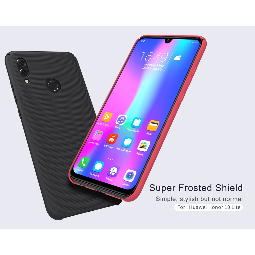 Huawei Honor 10 Lite Frosted Hardcase Free Kickstand Original