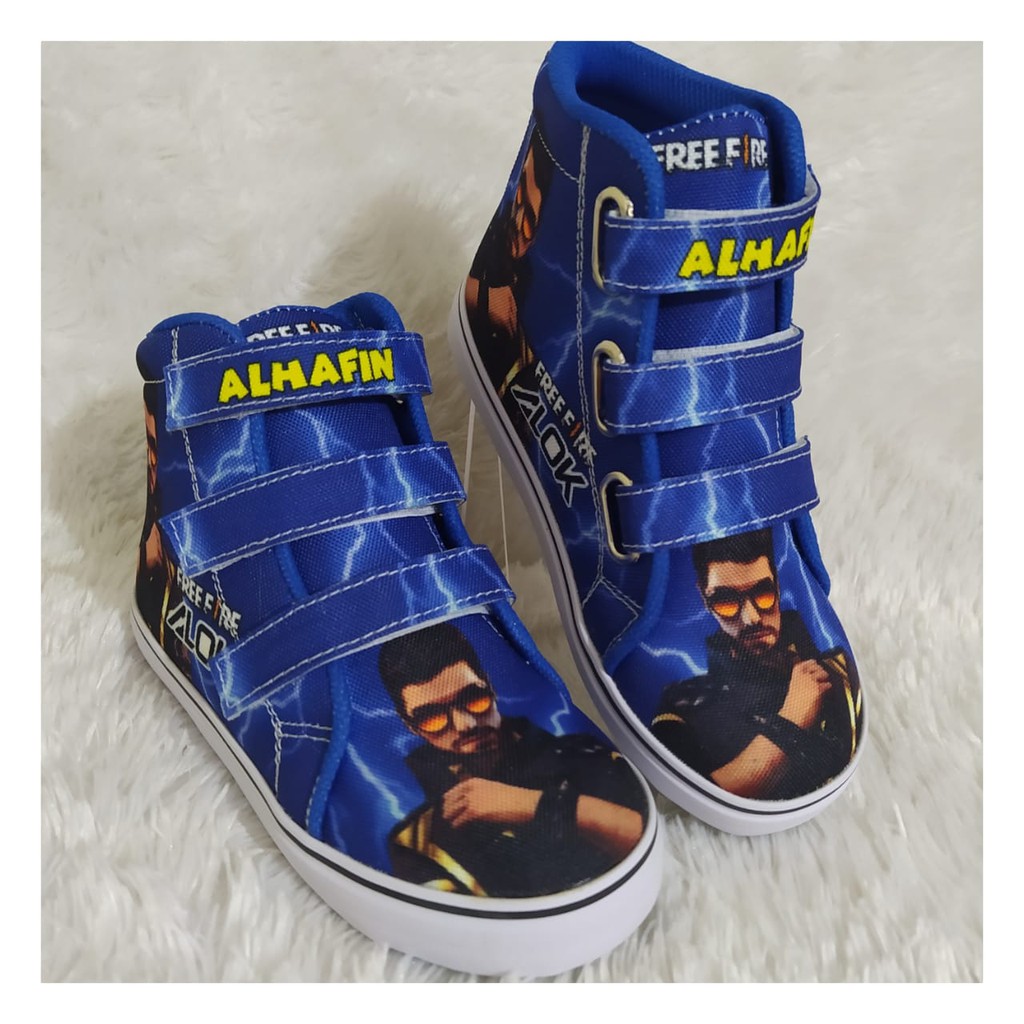 SEPATU ANAK KARAKTER FREE FIRE ALOK/ SEPATU FASHION ANAK