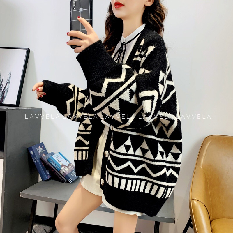 KYNLE CARDI AZTEC LAVVELA CARDIGAN OVERSIZED