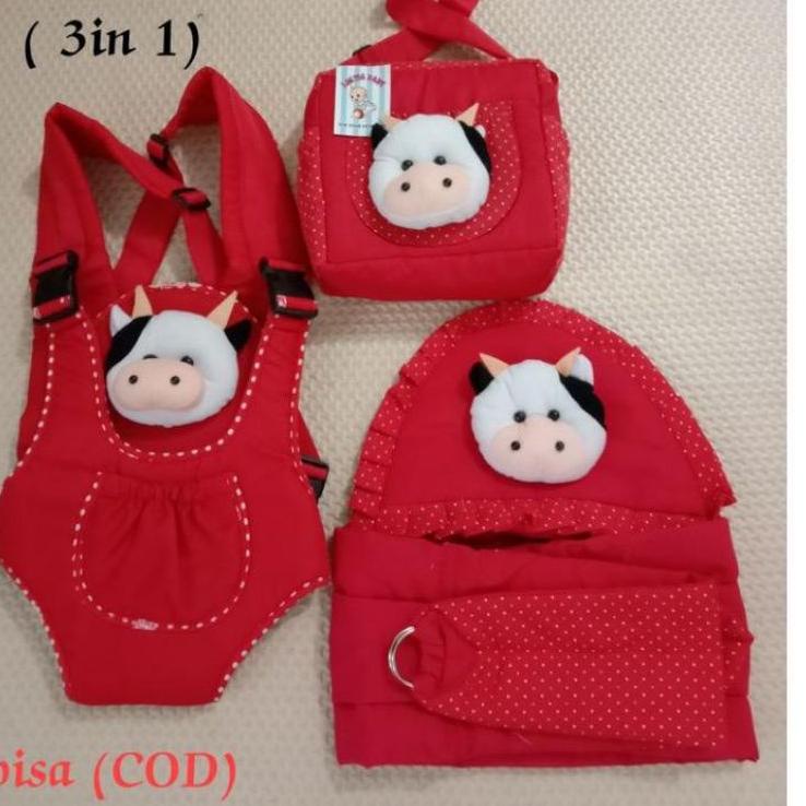 Paket Surprise gendongan bayi samping ring sling satu set paket hemat 3in1