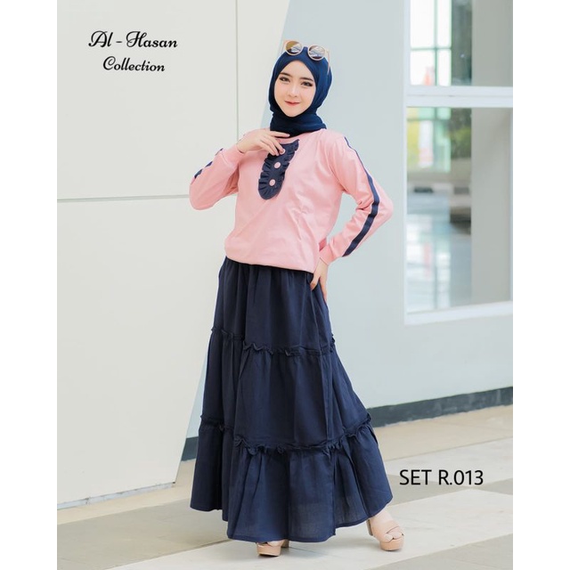 One set rok al hasan collection, gamis al hasan