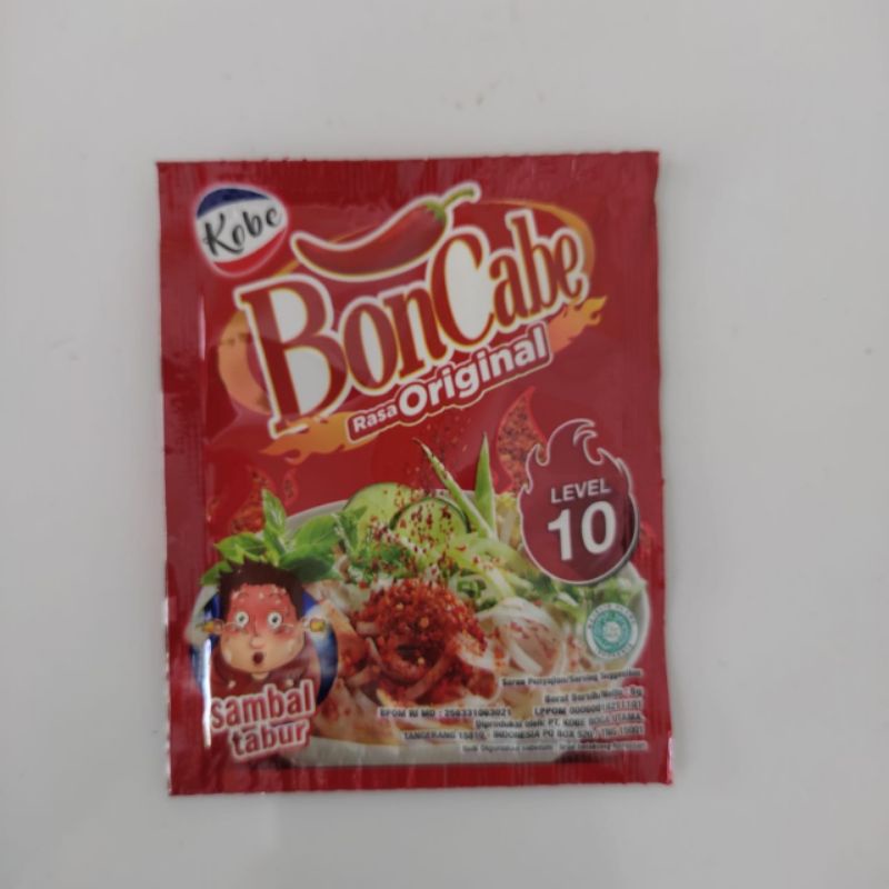 

Boncabe level 10 sachet 6 gram