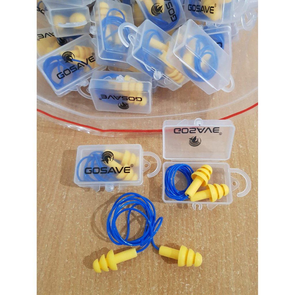 Penutup Telinga Silikon Ear Plug Earplug Ultrafit GOSAVE penyumbat bising