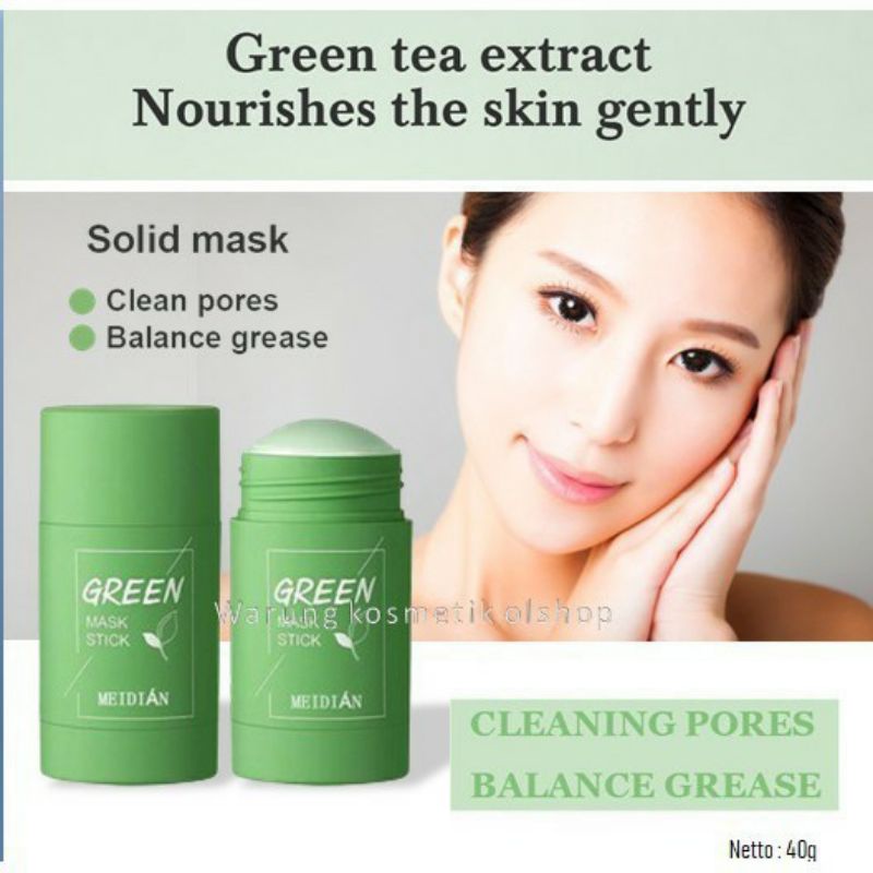 GREEN STICK MASK MAIDIAN/ MASKER GREEN TEA