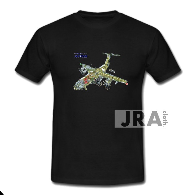KAOS SHIRT BAJU AIRBUS MILITARY A400M COMBED